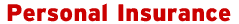 Personal Insurance